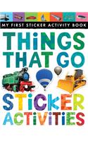 Things That Go Sticker Activities