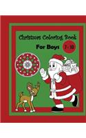 Christmas Coloring Book For Boys Ages 7 - 10