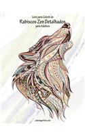 Livro para Colorir de Rabiscos Zen Detalhados para Adultos