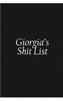 Giorgia's Shit List