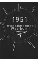 1951 awesomeness was born.: Gift it to the person that you just thought about he might like it
