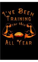 i have been training for this all year: Lined Notebook / Diary / Journal To Write In 6"x9" for Thanksgiving. be Grateful Thankful Blessed this fall and get the pumpkin & Turkey ready.