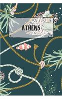 Athens: Ruled Travel Diary Notebook or Journey Journal - Lined Trip Pocketbook for Men and Women with Lines