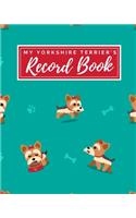 My Yorkshire Terrier's Record Book