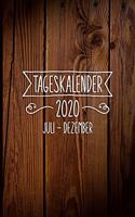 Tageskalender 2020: Terminkalender 2. Halbjahr Juli Dezember 2020 I ca DIN A5 weiß über 190 Seiten I Terminplaner I Tagesplaner