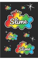 Slime: Notebook for Girls Fun Play Journal A Blank College Ruled 6x9, 110 Pages for Kids to Write