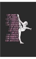 I Am Smart: Gymnastics Notebook, Graph Paper (6" x 9" - 120 pages) Sports Themed Notebook for Daily Journal, Diary, and Gift