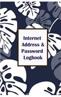 Internet Address & Password Logbook