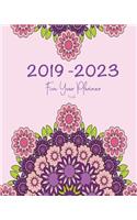 2019-2023 Five Year Planner- Mandala