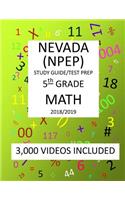 5th Grade NEVADA NPEP, 2019 MATH, Test Prep