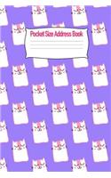 Pocket Size Address Book: Contact Addresses, Phone Numbers, Emails, Birthdates - Cats Cover