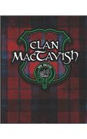 Clan Mactavish: Scottish Tartan Family Crest - Blank Lined Composition Notebook with Soft Matte Cover