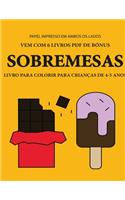 Livro para colorir para crianças de 4-5 anos (Sobremesas)