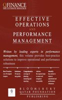 Effective Operations And Performance Management