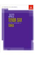 Jazz Tenor Sax Level/Grade 2 Tunes, Part & Score & CD