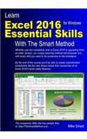 Learn Excel 2016 Essential Skills with The Smart Method