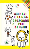 Animali Libro da Colorare per Bambini