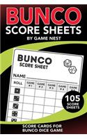 Bunco Score Sheets