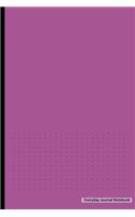 Everyday Journal Notebook - Dotted Grid (Purple Cover)