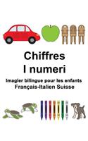 Français-Italien Suisse Chiffres/I numeri Imagier bilingue pour les enfants: (Freebilingualbooks.com)