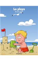 La playa libro para colorear 1: (1 La Playa)