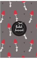 Bullet Journal: Cute Mushroom: Notebook, Bullet Journal Dotted Grid, 100 Pages (5.5 X 8.5)