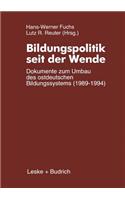 Bildungspolitik Seit Der Wende