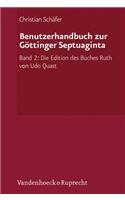 Benutzerhandbuch Zur Gottinger Septuaginta