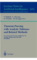 Theorem Proving with Analytic Tableaux and Related Methods: 5th International Workshop, Tableaux '96, Terrasini (Palermo), Italy, May 15 - 17, 1996. Proceedings