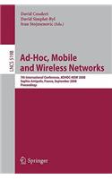 Ad-Hoc, Mobile and Wireless Networks