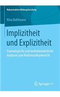 Implizitheit und Explizitheit
