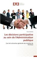 Les décisions participative au sein de l'administration publique