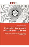 Conception d'un système d'aspiration de poussières: (Omn.Univ.Europ.)