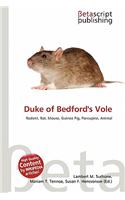 Duke of Bedford's Vole: (English)
