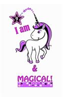 I am 9 & Magical!: Birthday Unicorn Journal: Cute Unicorn Kawaii Notebook for Girls & kids Sketching: Artist Edition Great Gift ... Animals, and Coloring (Cute Gifts f