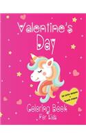 Valentine's Day Coloring Book For Toddlers And Preschool