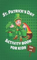 St. Patrick's Day Activity Book for Kids Ages 4-8