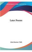 Later Poems