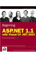 Beginning ASP.Net 1.1 with Visual C# .Net 2003