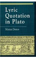 Lyric Quotation in Plato