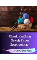 Blank Knitting Graph Paper Notebook (4
