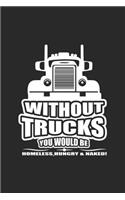 Without Trucks You Would Be Homeless Hungry & Naked