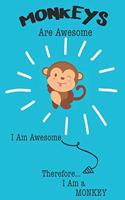 Monkeys Are Awesome I Am Awesome Therefore I Am a Monkey