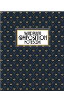 Wide Ruled Composition Notebook: Who says notebooks have to be boring? This beautiful tulip floral pattern blank wide ruled book is perfect for the home, office or school.(Pretty Trendy 8x10 Composition Book)