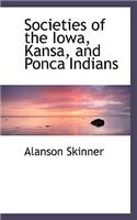 Societies of the Iowa, Kansa, and Ponca Indians