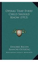 Operas That Every Child Should Know (1913): (English)