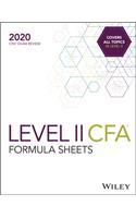 Wiley's Level I CFA Program Formula Sheets 2020