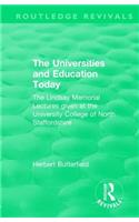 Routledge Revivals: The Universities and Education Today (1962)