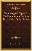 Chronological Digest of the Documentos Ineditos del Archivo de Las Indias