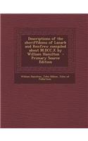 Descriptions of the Sheriffdoms of Lanark and Renfrew Compiled about M.DCC.X by William Hamilton